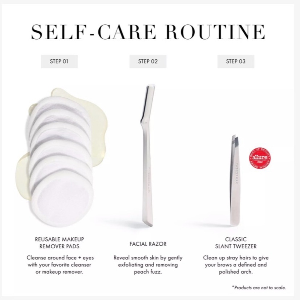 Tweezerman Facial Razor | Allure Award Winner | Stainless Steel (New In Box) - Picture 6 of 6